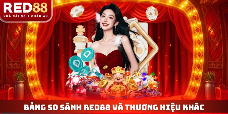 Bảng so sánh Red88 và thương hiệu khác