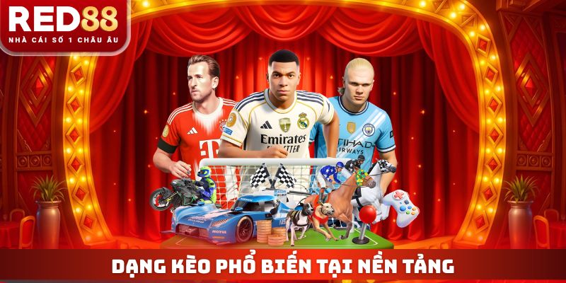 Dạng kèo phổ biến tại nền tảng